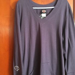Purple Harley Davison long sleeve shirt